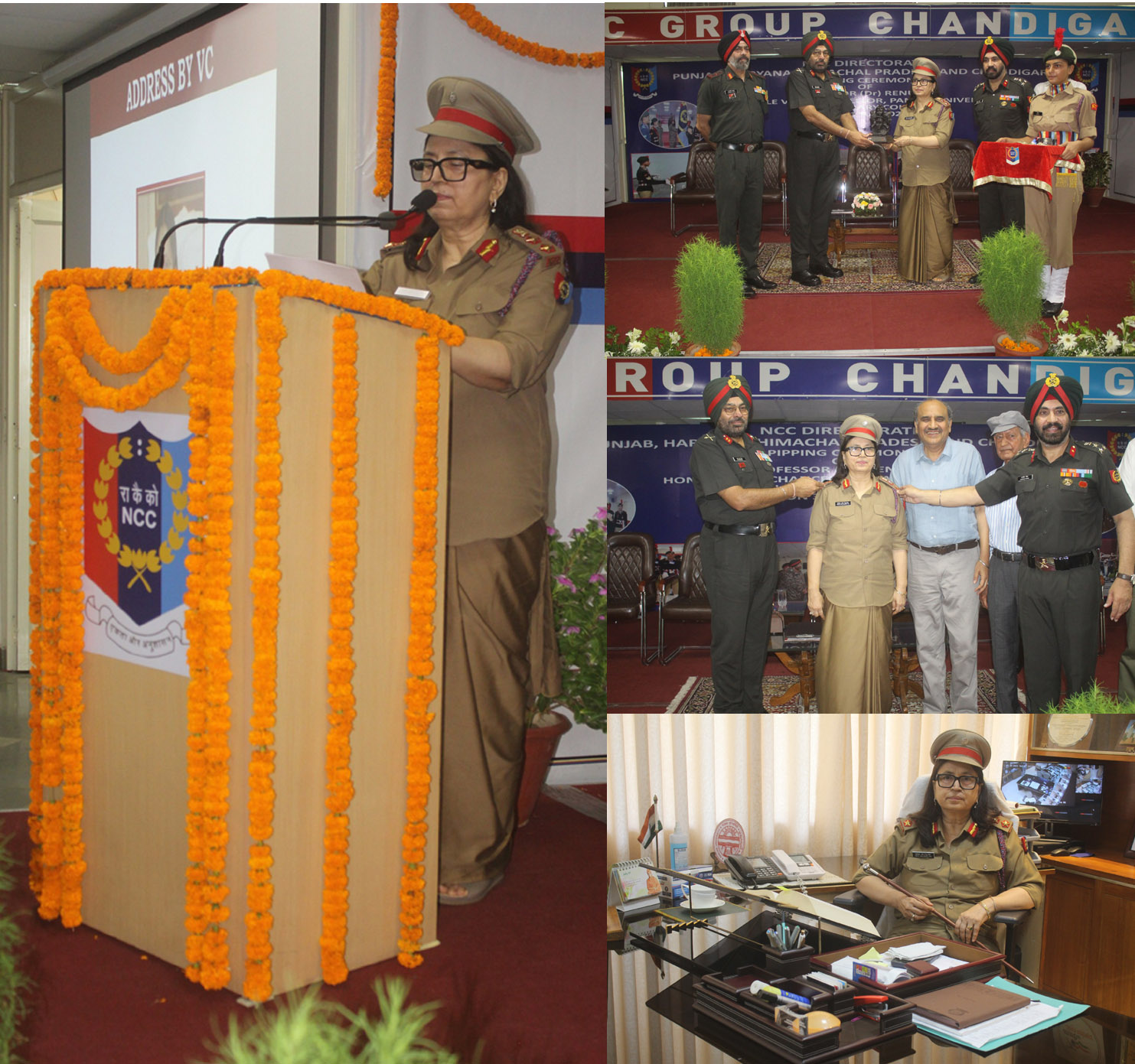CONFERMENT OF RANK OF HONORARY COLONEL COMMANDENT TO PU VC
